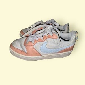 Nike DM1216-100 Court Borough Low 2 SE1 GS Pink Sneaker Shoe Youth 5Y